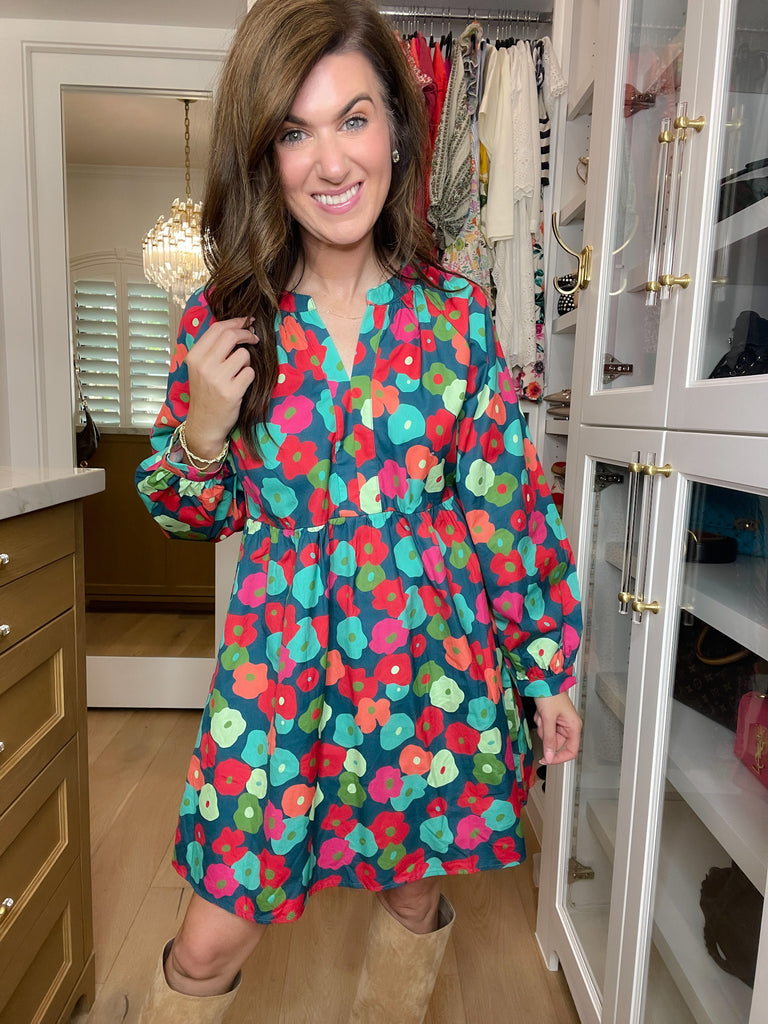 Fresh Horizons Floral Dress
