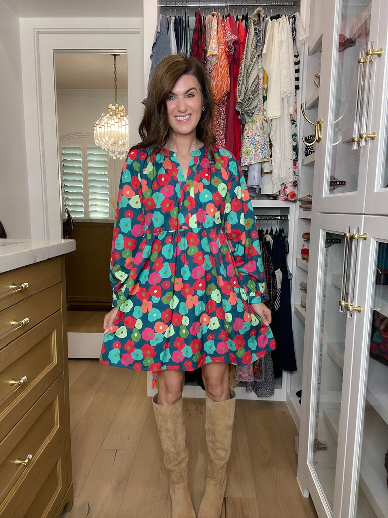 Fresh Horizons Floral Dress