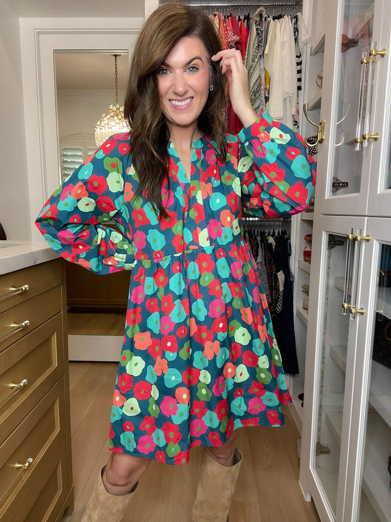 Fresh Horizons Floral Dress