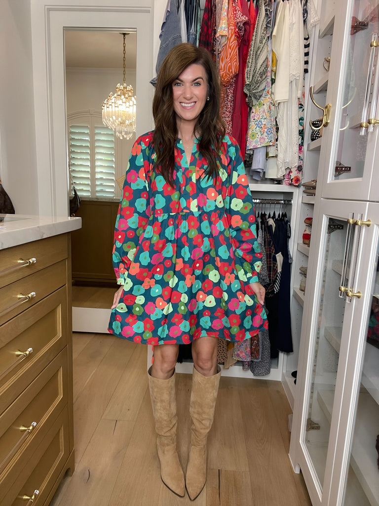 Fresh Horizons Floral Dress