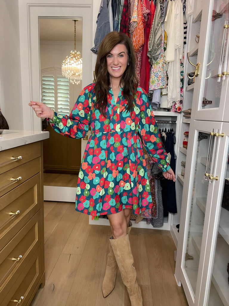 Fresh Horizons Floral Dress