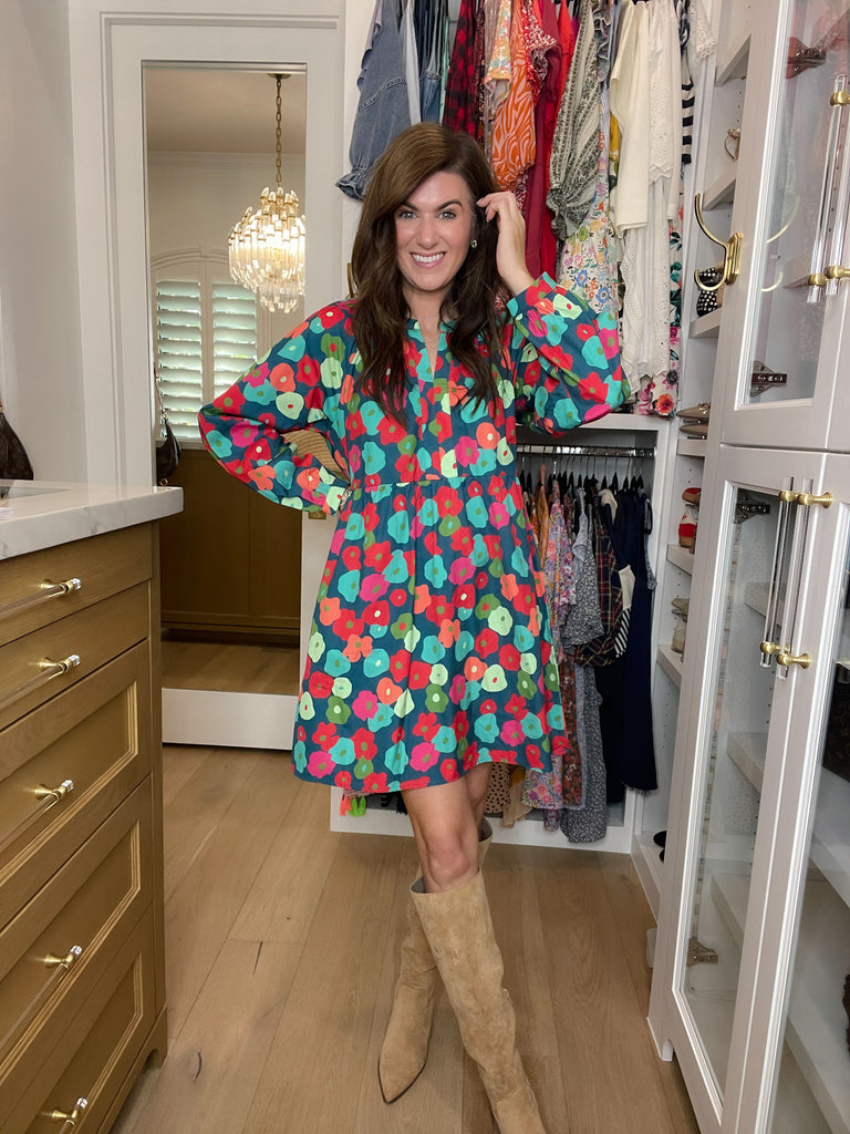 Fresh Horizons Floral Dress