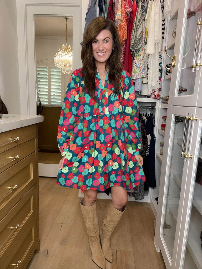 Fresh Horizons Floral Dress