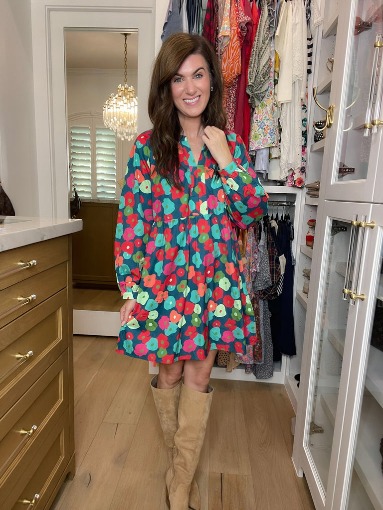 Fresh Horizons Floral Dress