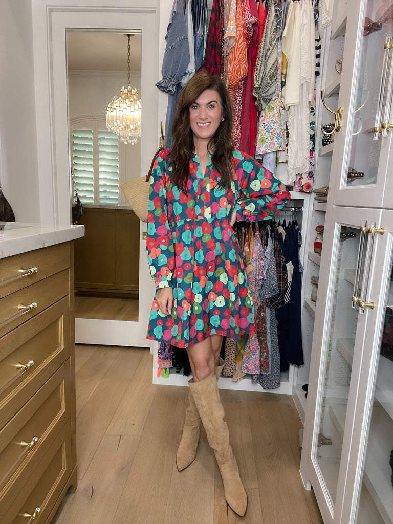 Fresh Horizons Floral Dress