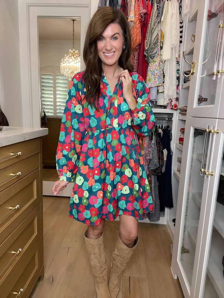 Fresh Horizons Floral Dress
