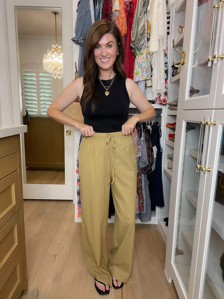 Carefree Days Linen Trousers