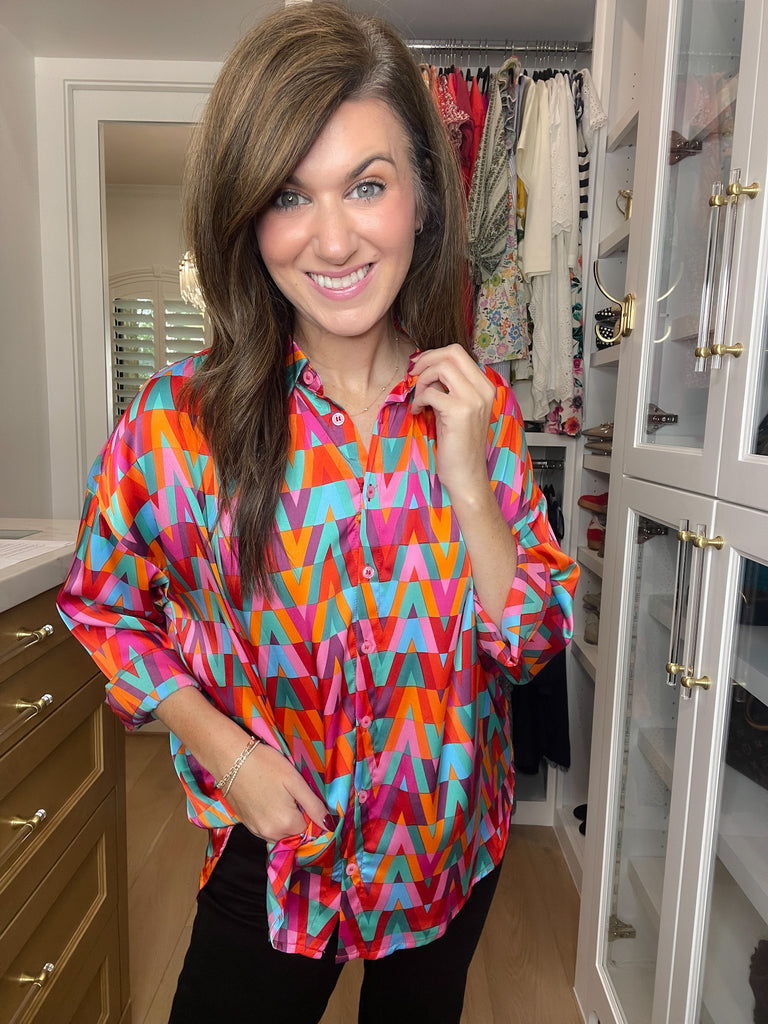 Zest for Life Button Down