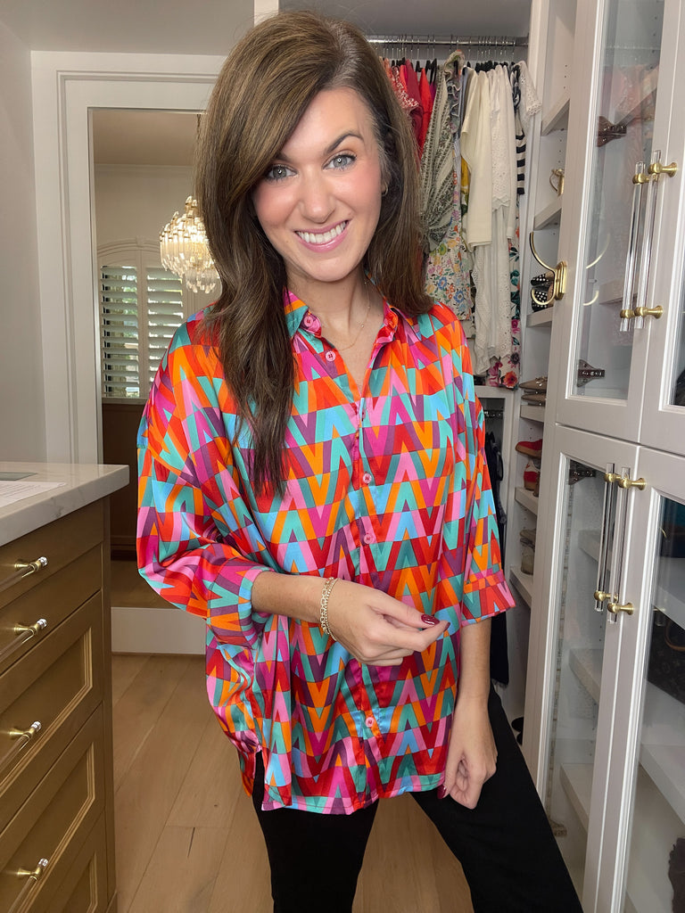 Zest for Life Button Down