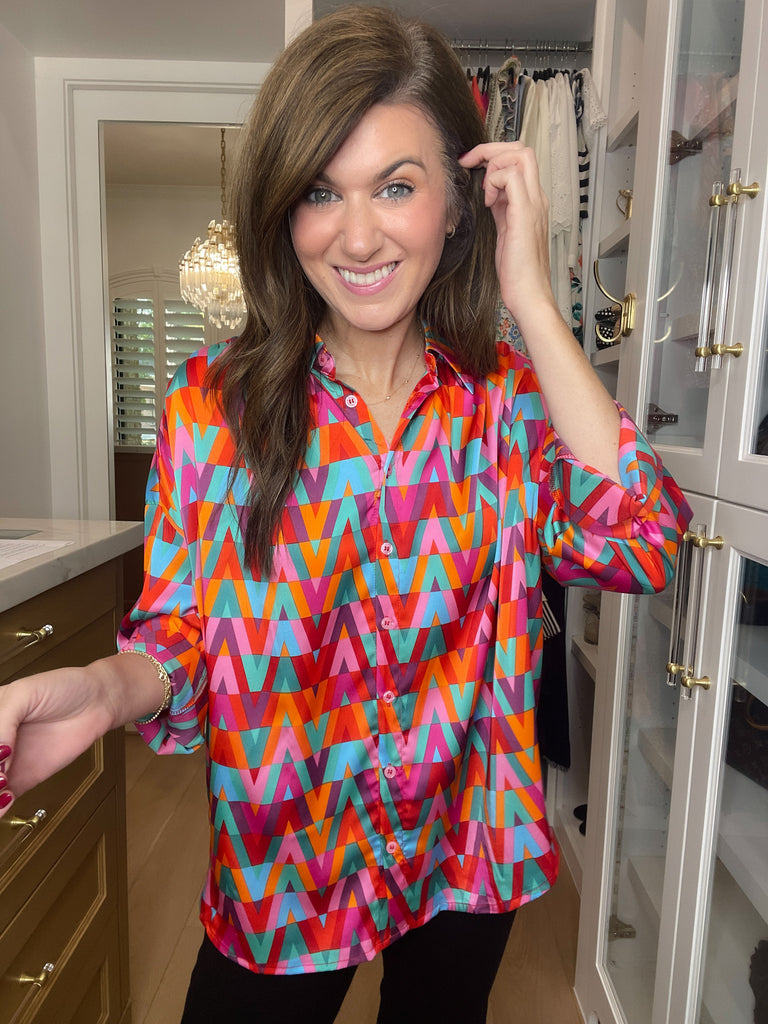 Zest for Life Button Down