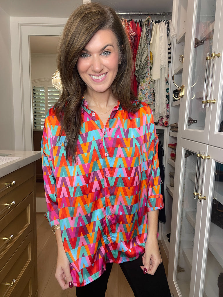 Zest for Life Button Down