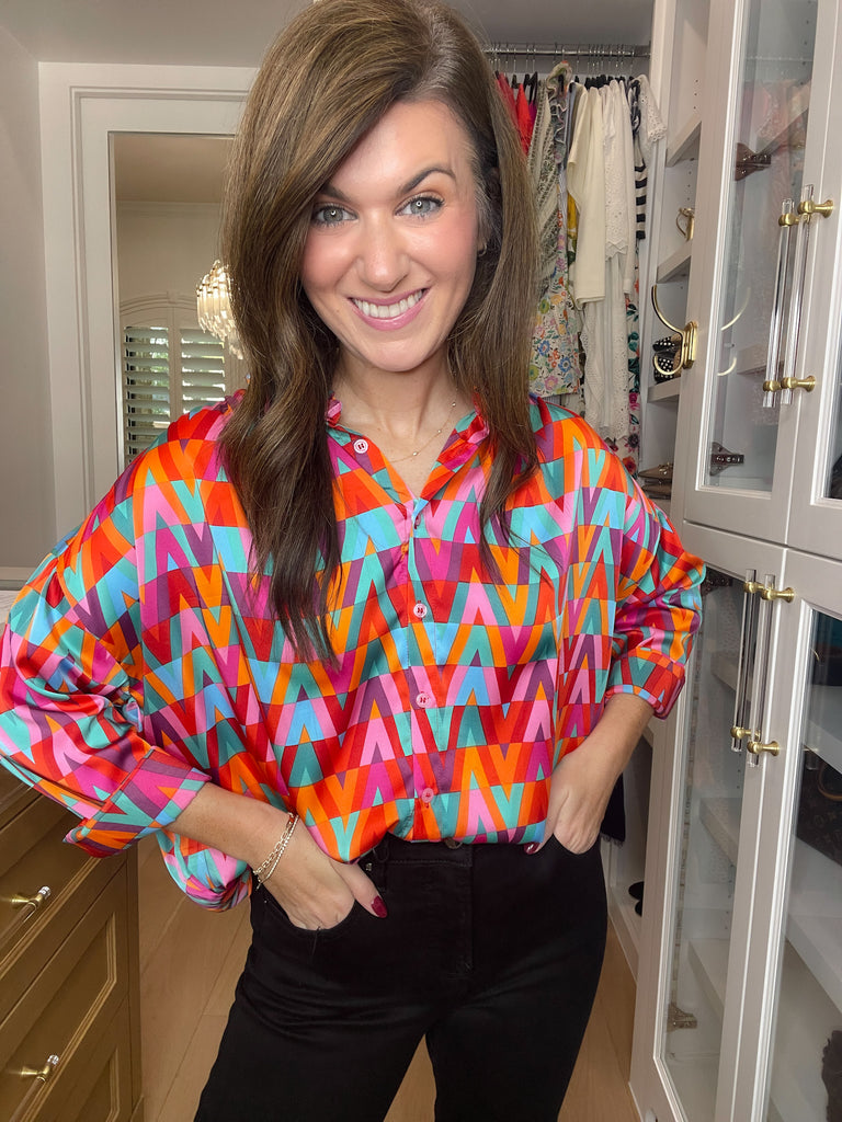 Zest for Life Button Down