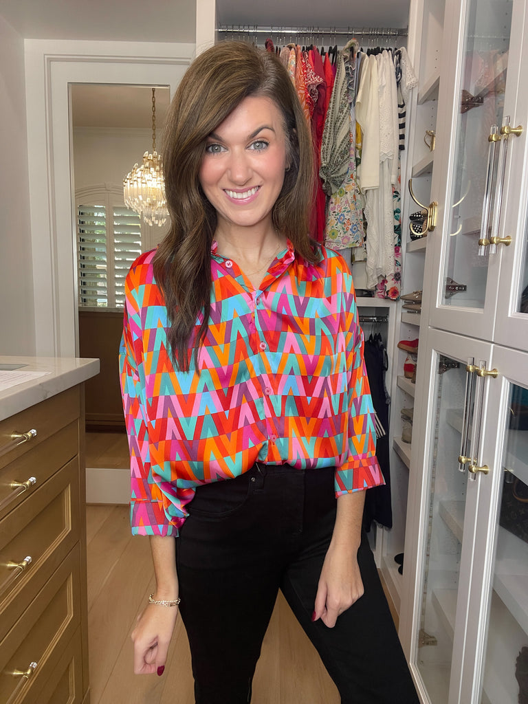 Zest for Life Button Down