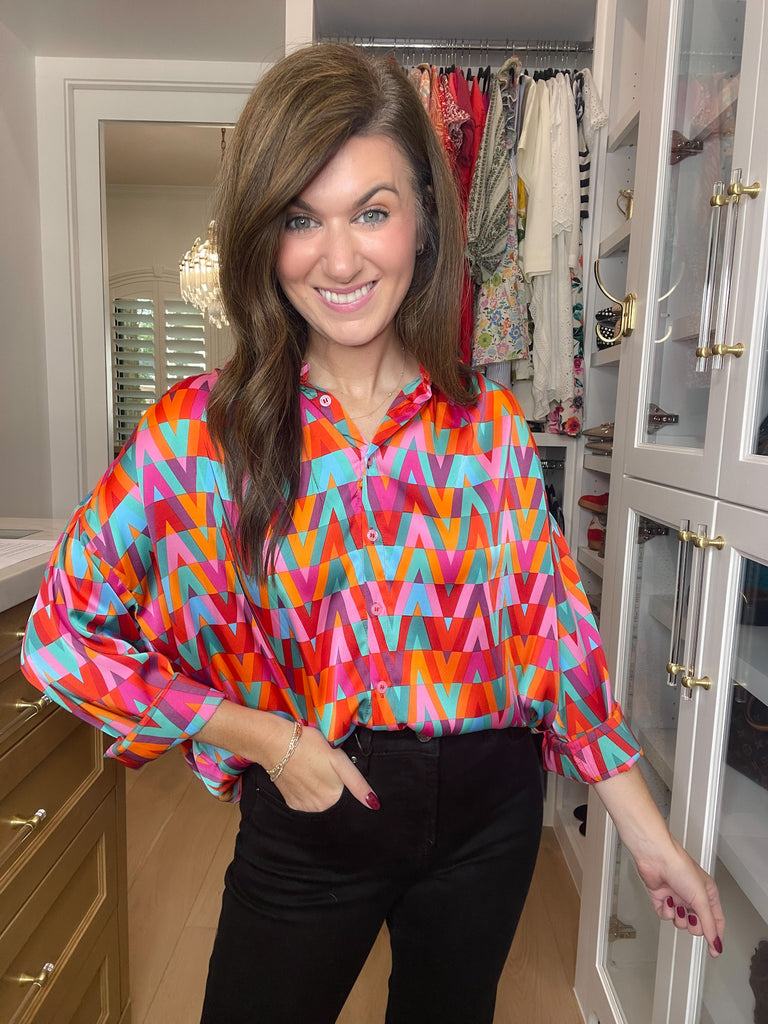 Zest for Life Button Down