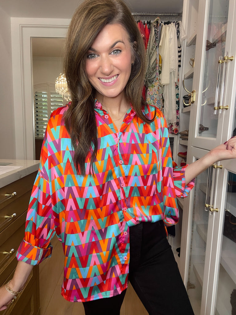 Zest for Life Button Down