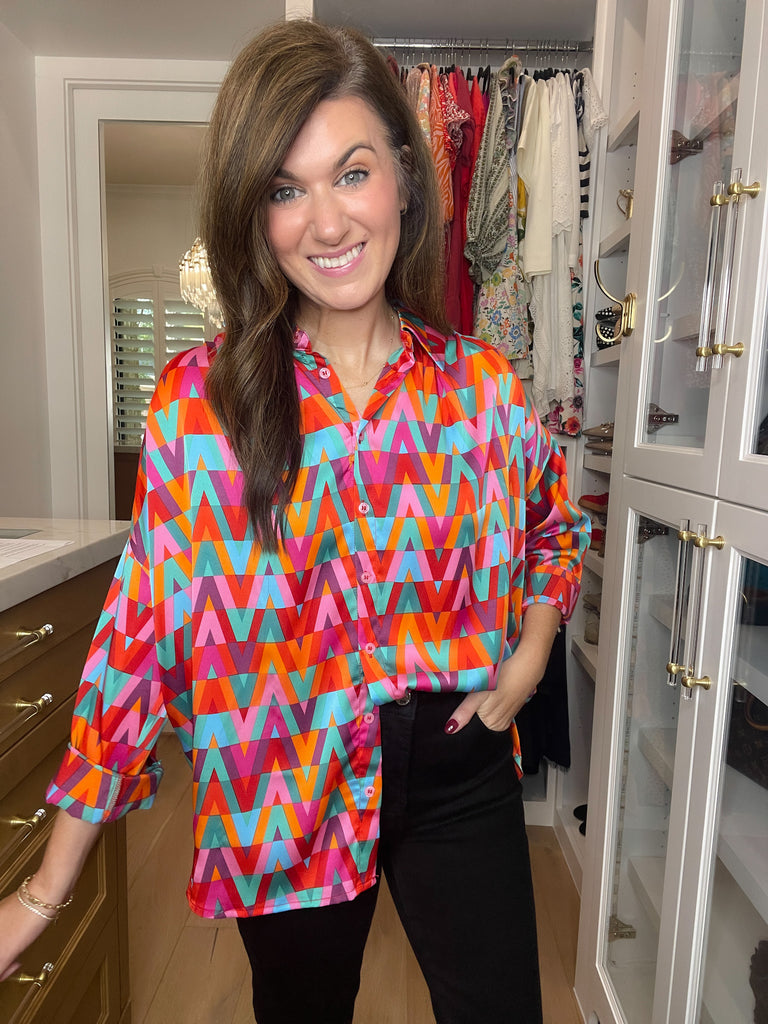 Zest for Life Button Down