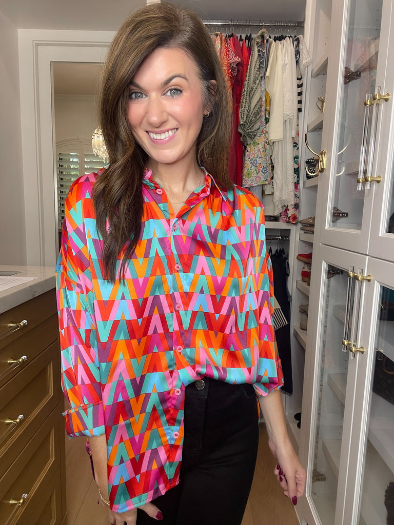 Zest for Life Button Down