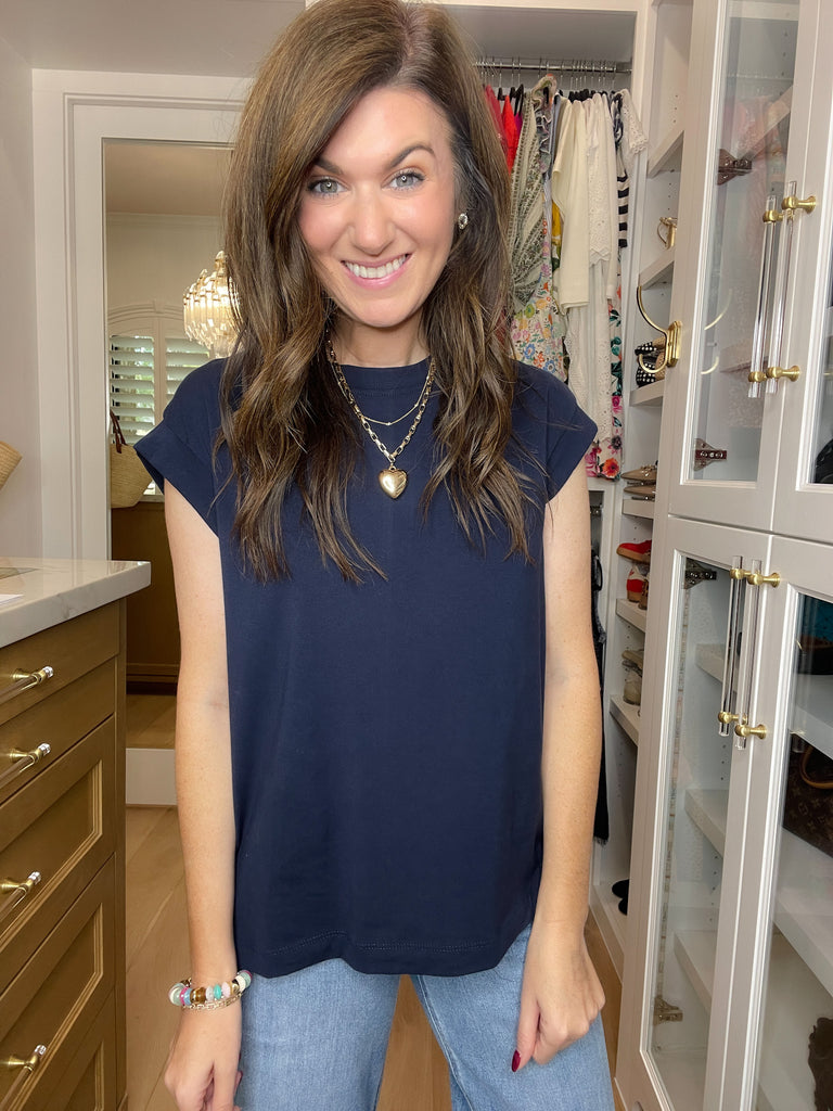 Put You First Top in Navy