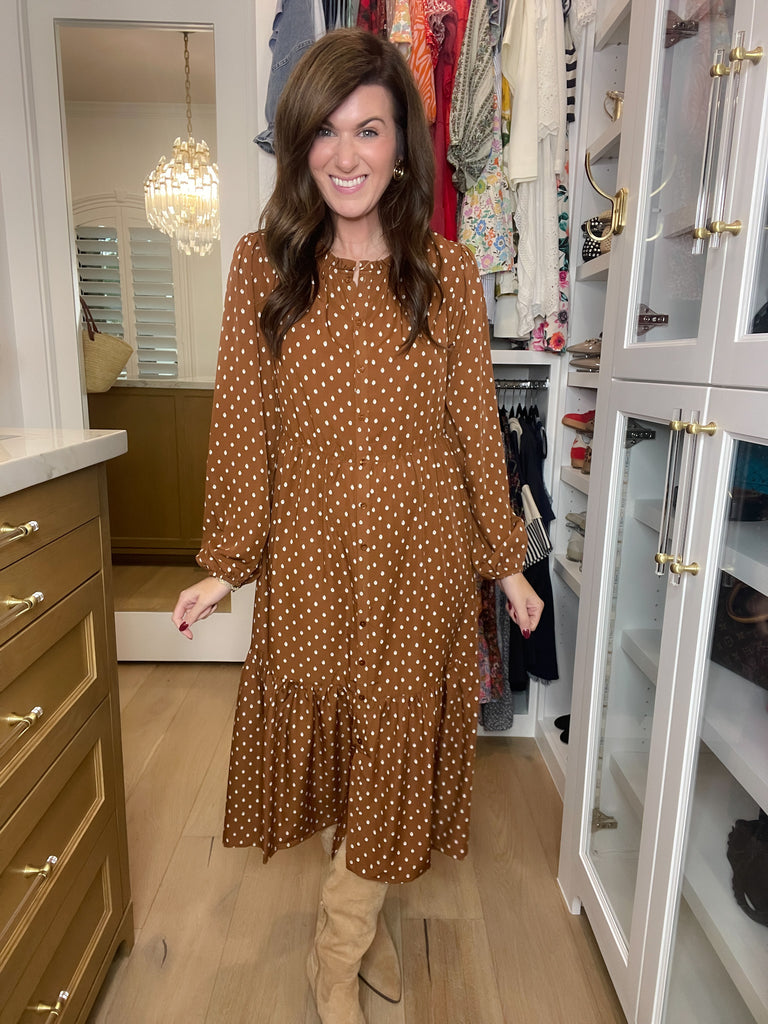 Heirloom Spice Midi Dress