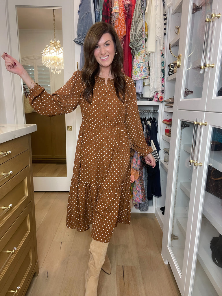 Heirloom Spice Midi Dress