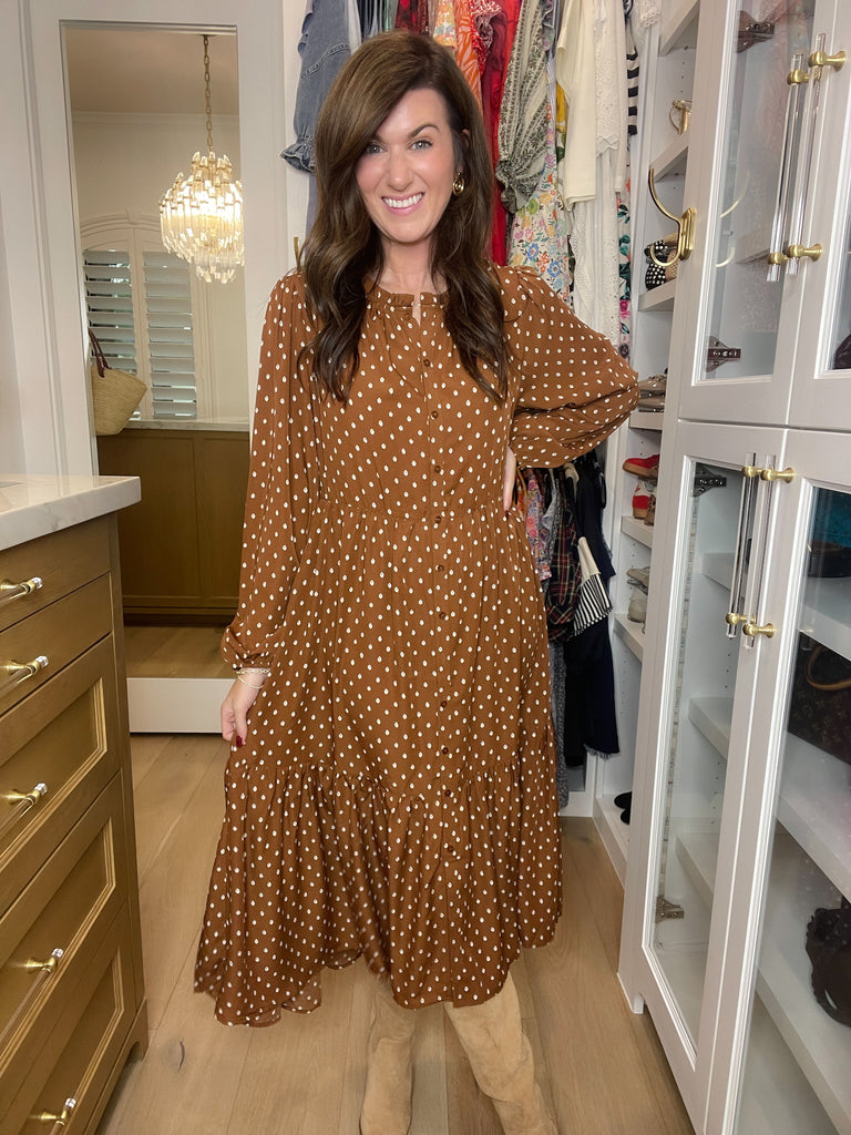 Heirloom Spice Midi Dress