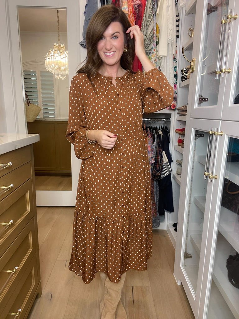 Heirloom Spice Midi Dress