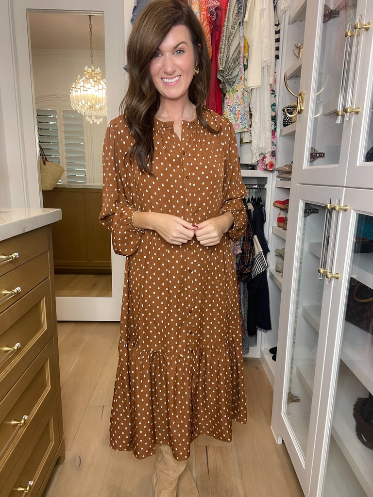 Heirloom Spice Midi Dress