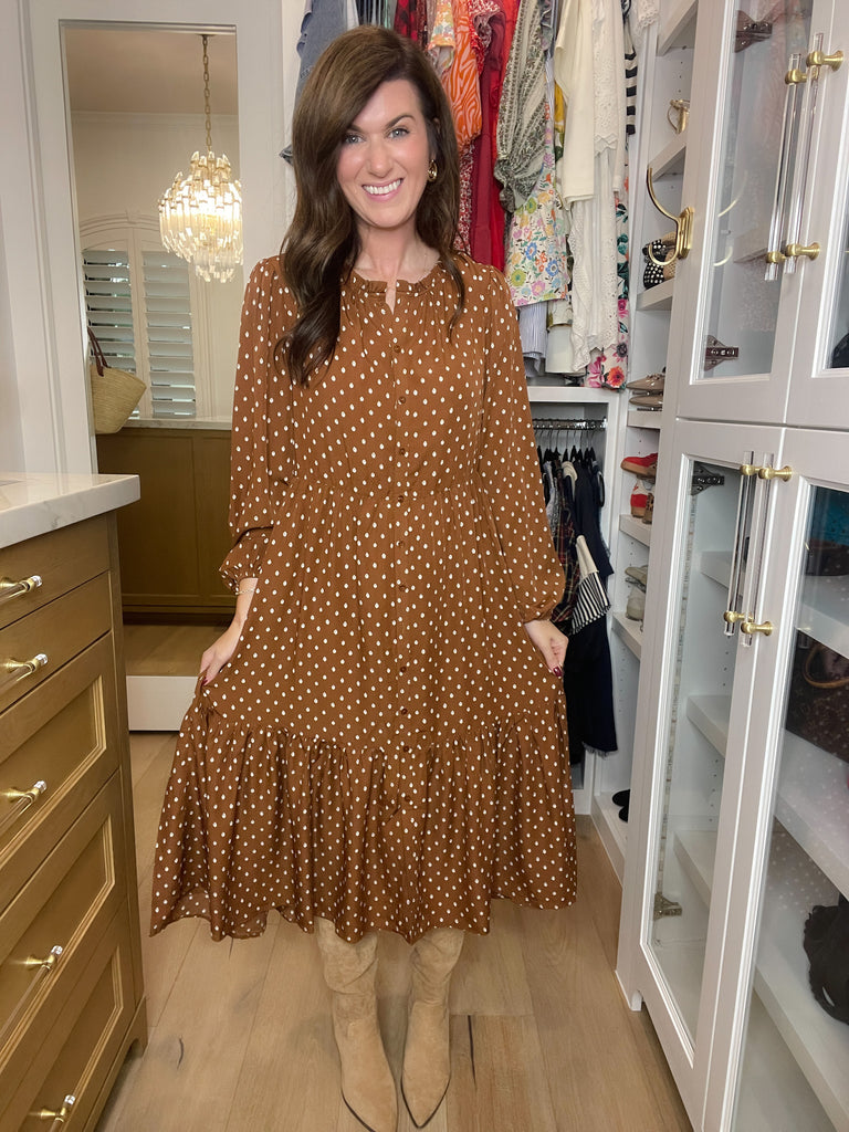Heirloom Spice Midi Dress