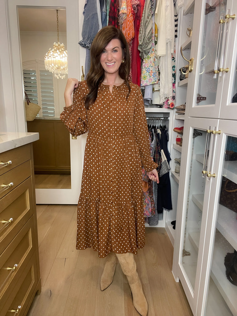 Heirloom Spice Midi Dress