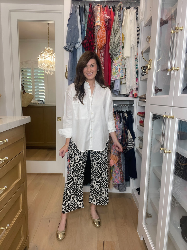 Monochrome Muse Cropped Pants