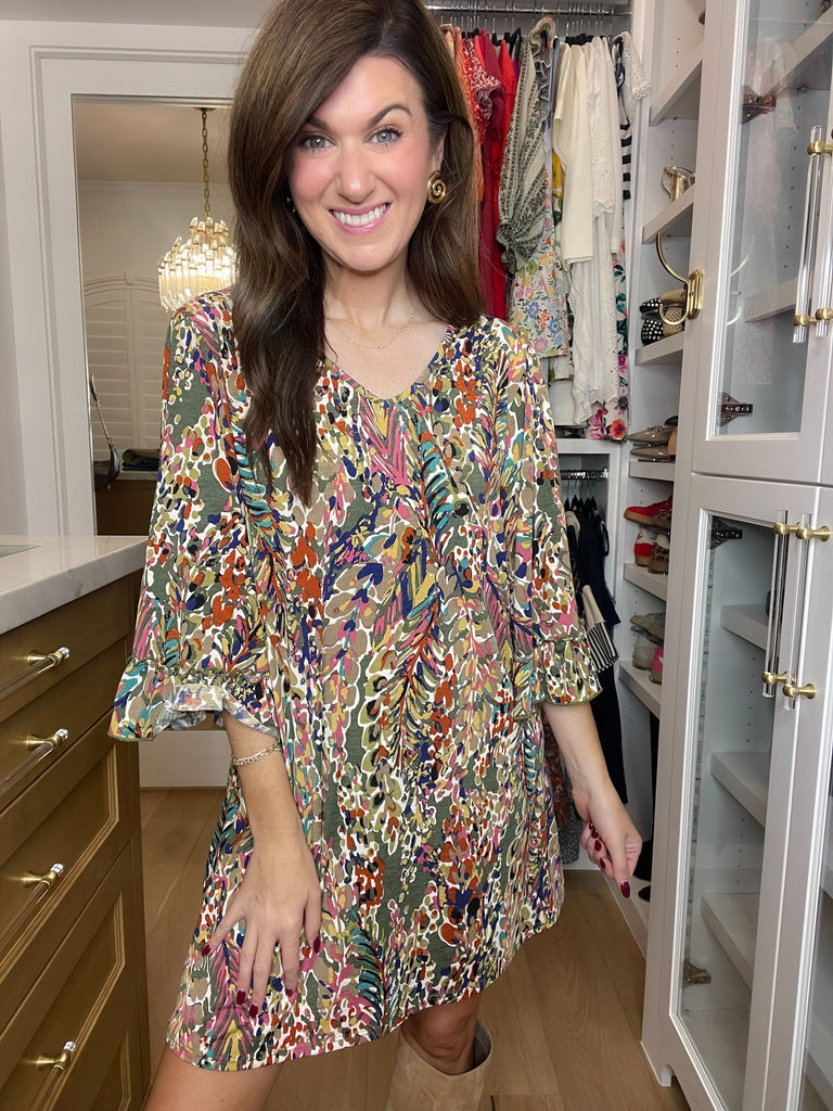 *BELLES & DOORBUSTER* Better Than Fiction Dress in Olive *Final Sale*