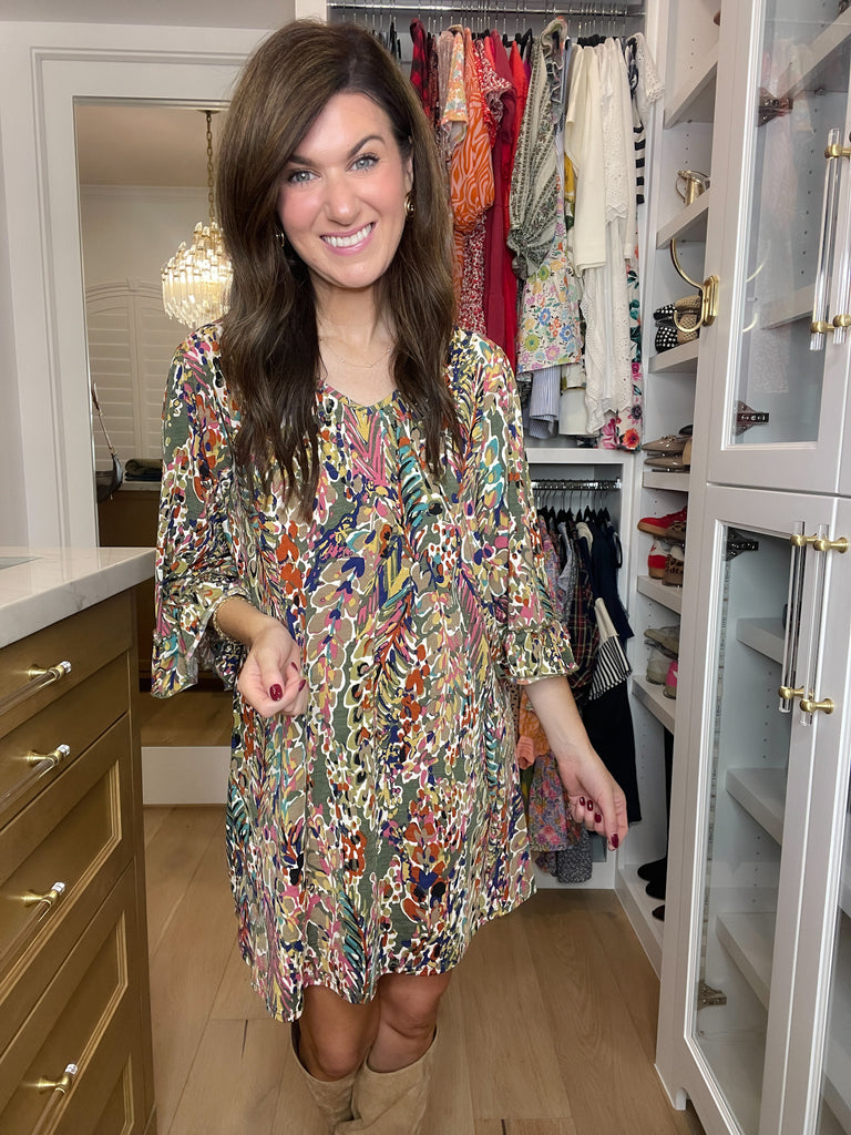 *BELLES & DOORBUSTER* Better Than Fiction Dress in Olive *Final Sale*