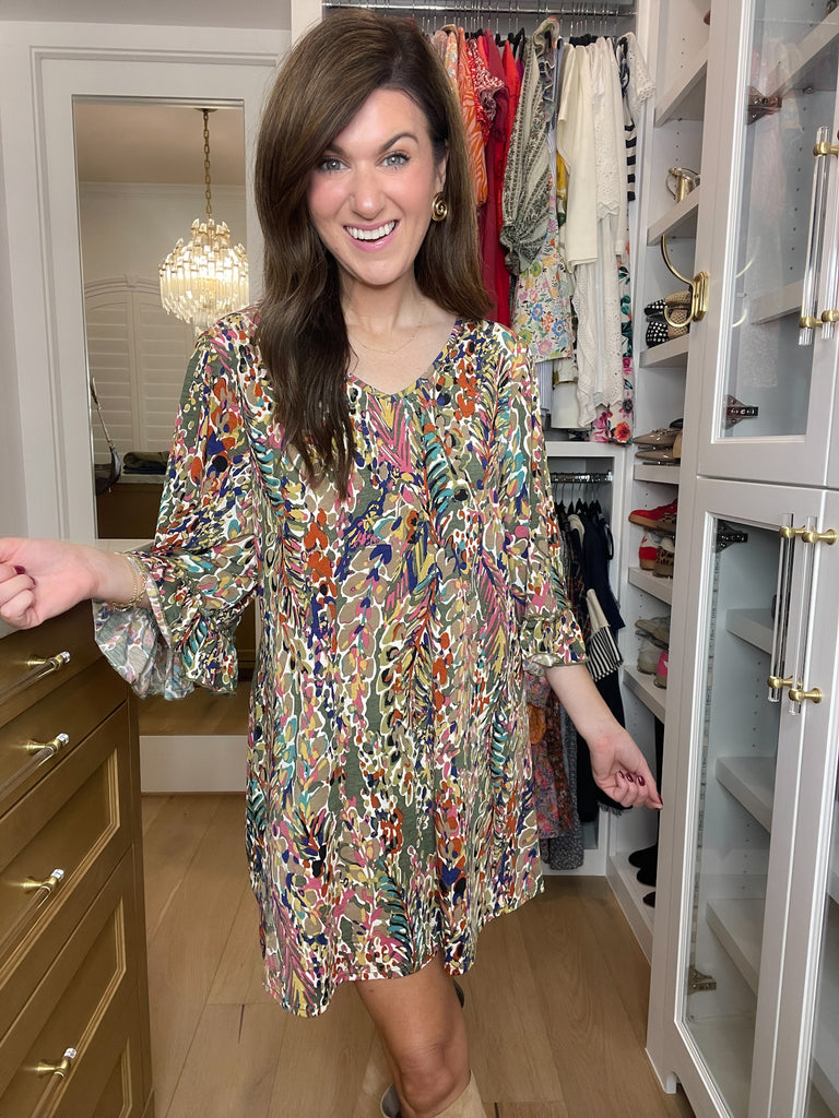 *BELLES & DOORBUSTER* Better Than Fiction Dress in Olive *Final Sale*