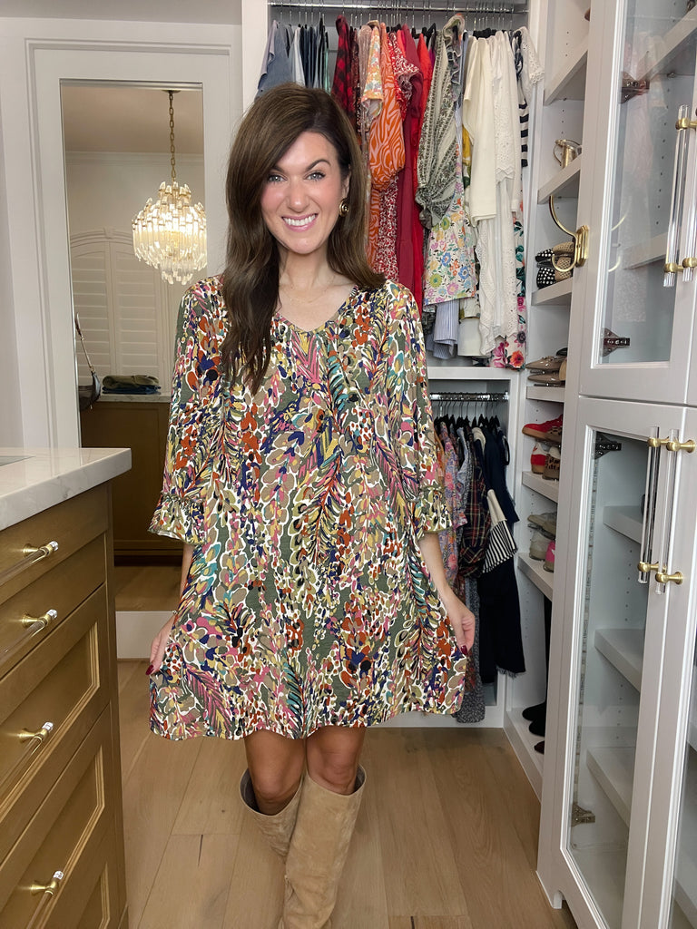 *BELLES & DOORBUSTER* Better Than Fiction Dress in Olive *Final Sale*