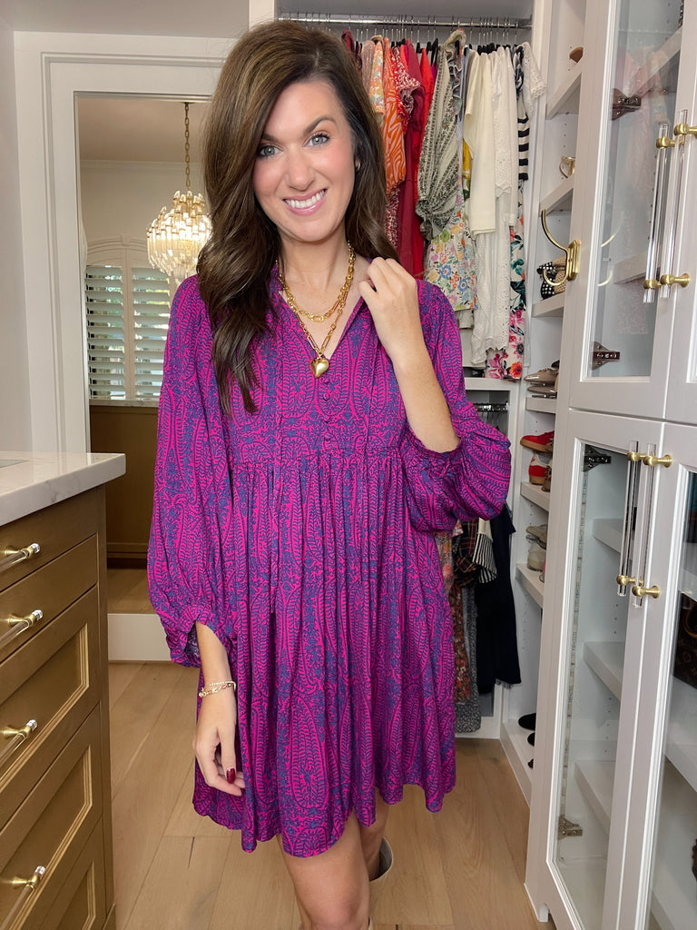 Berry Boheme Dress