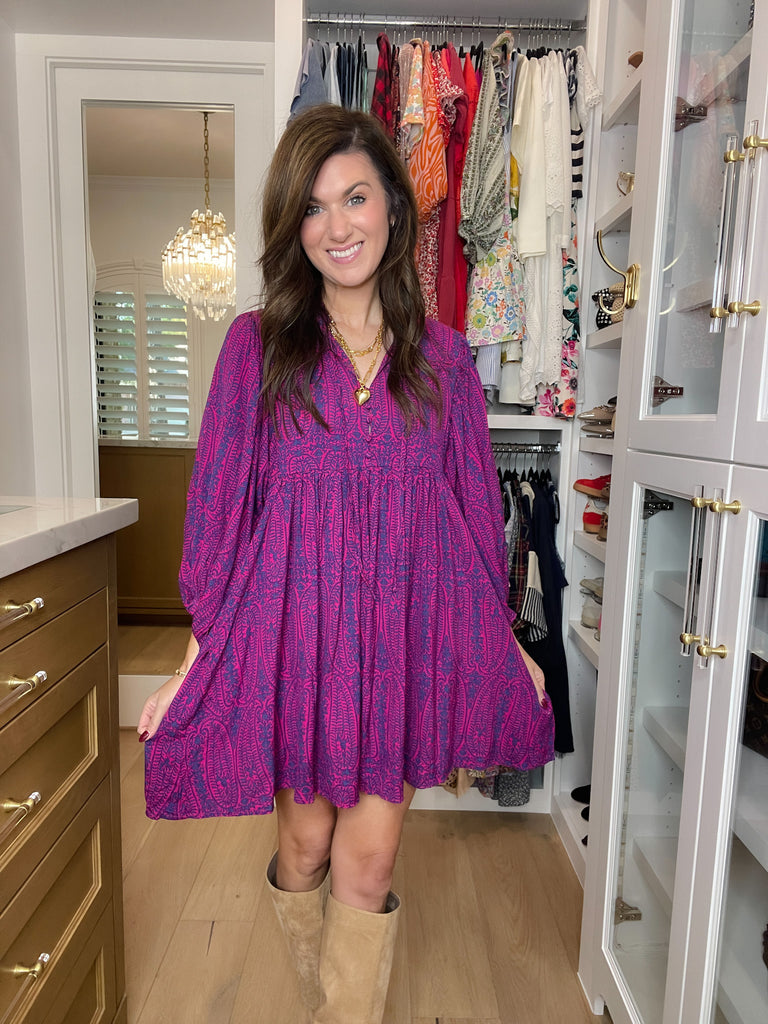 Berry Boheme Dress