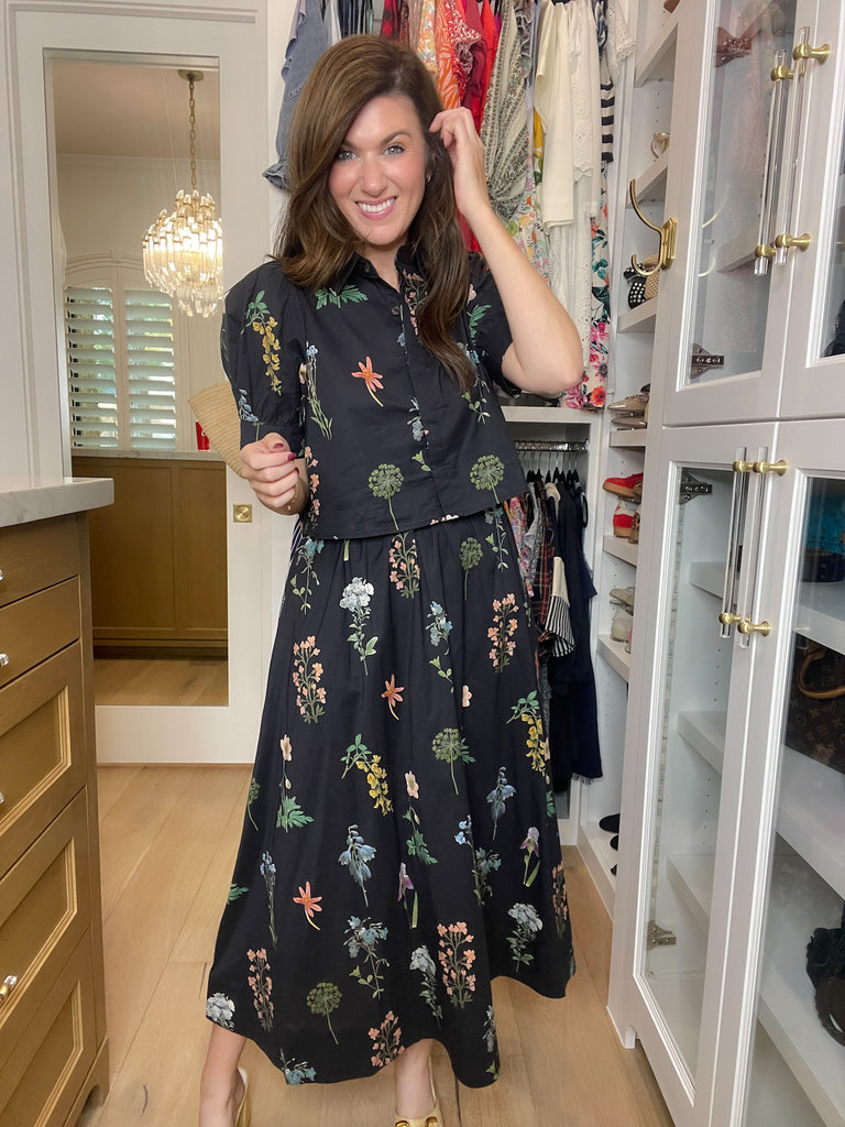 Midnight Muse Floral Set