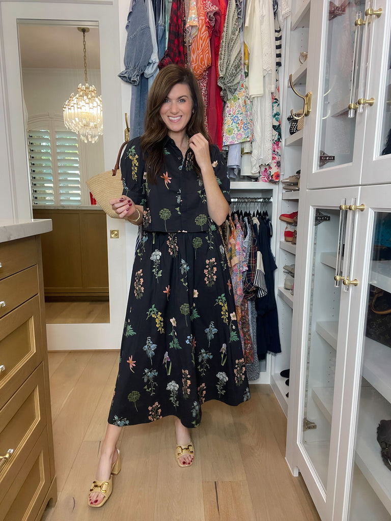 Midnight Muse Floral Set