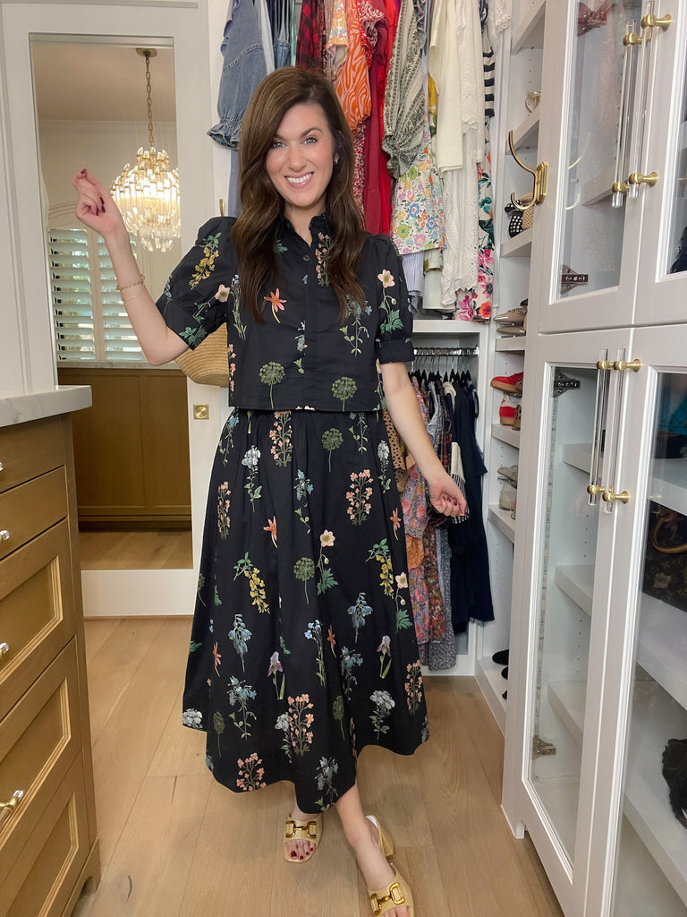 Midnight Muse Floral Set