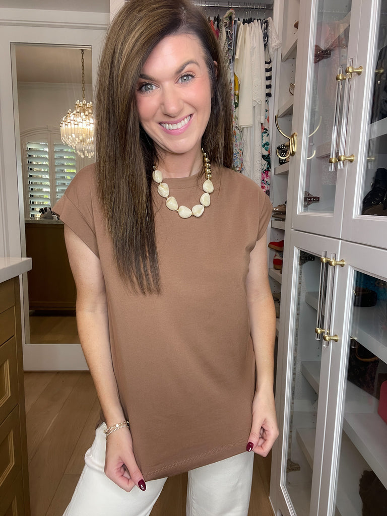 Put You First Top in Chocolate