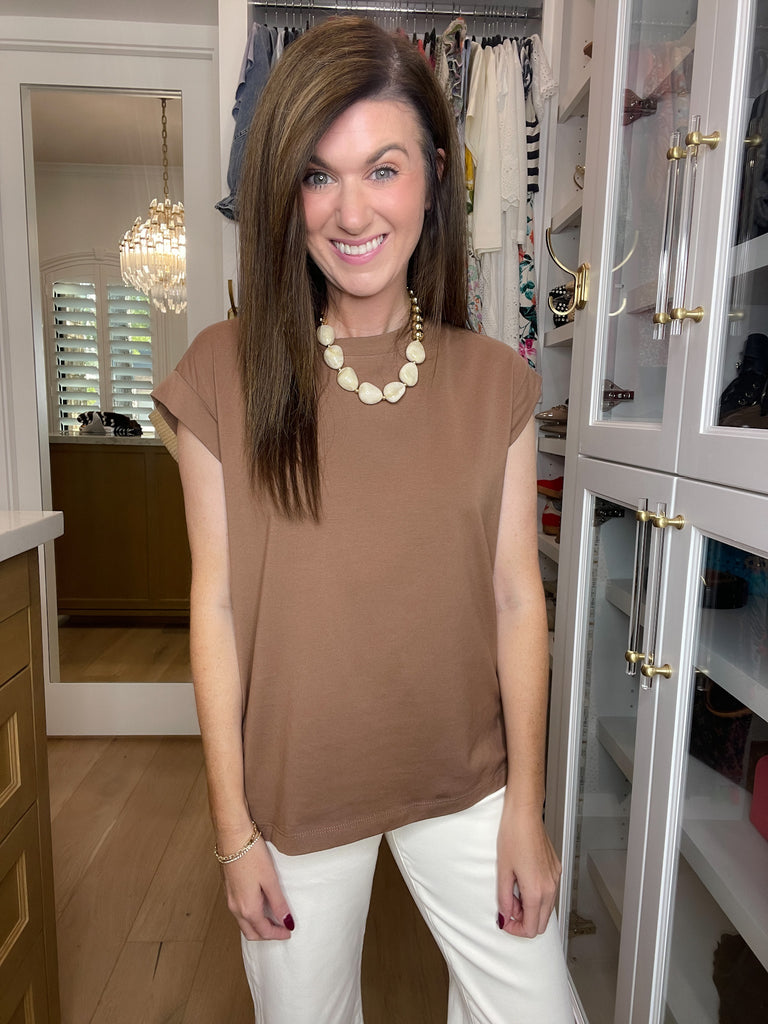 Put You First Top in Chocolate