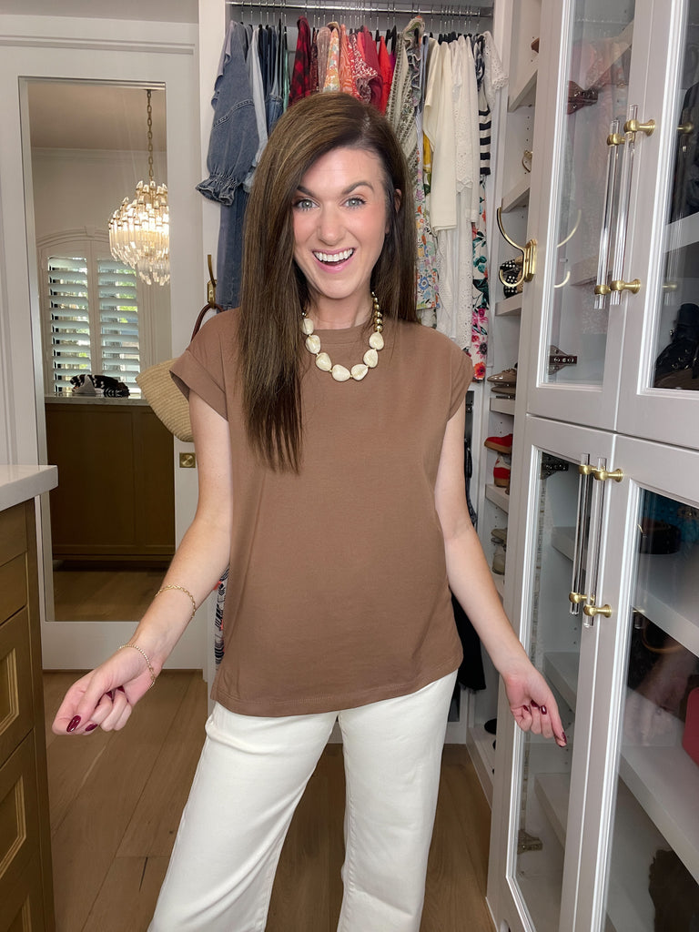 Put You First Top in Chocolate