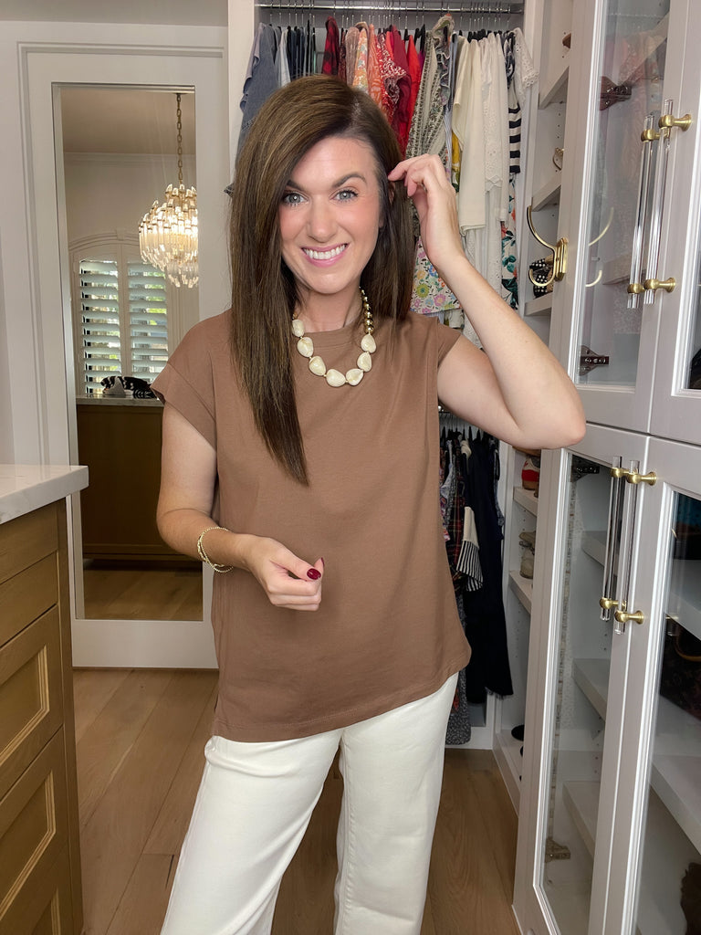 Put You First Top in Chocolate