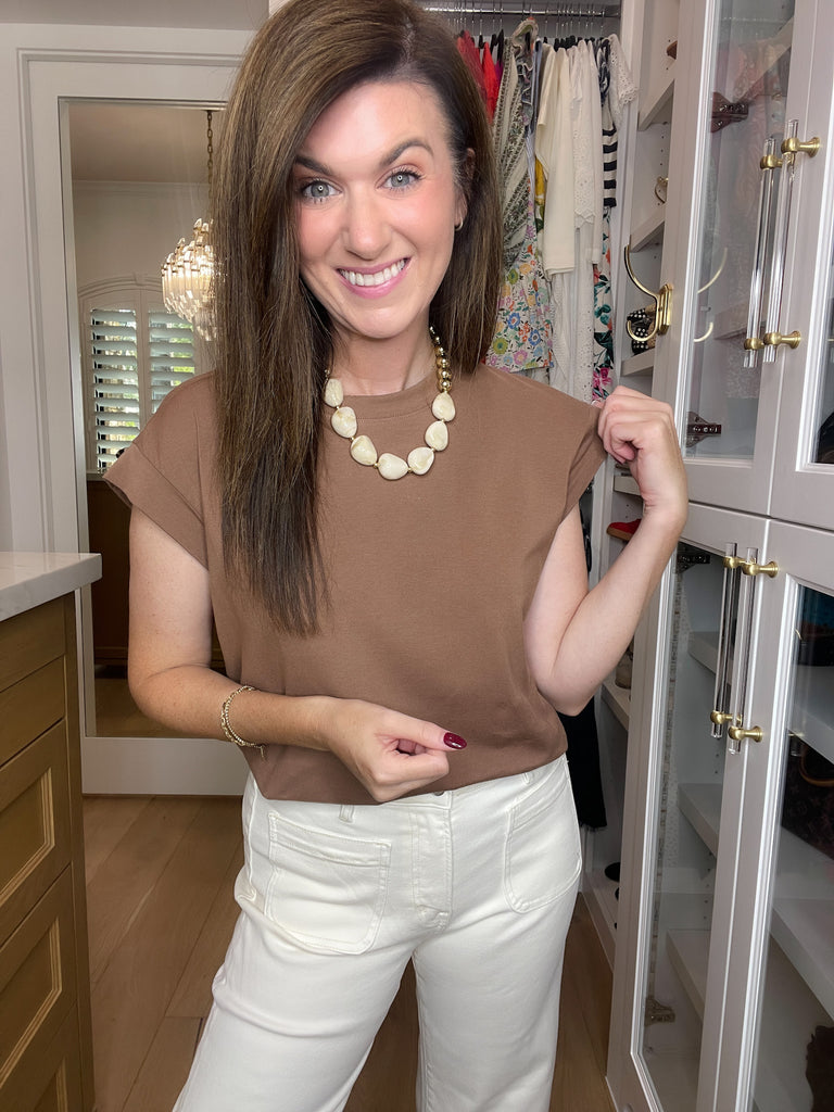 Put You First Top in Chocolate