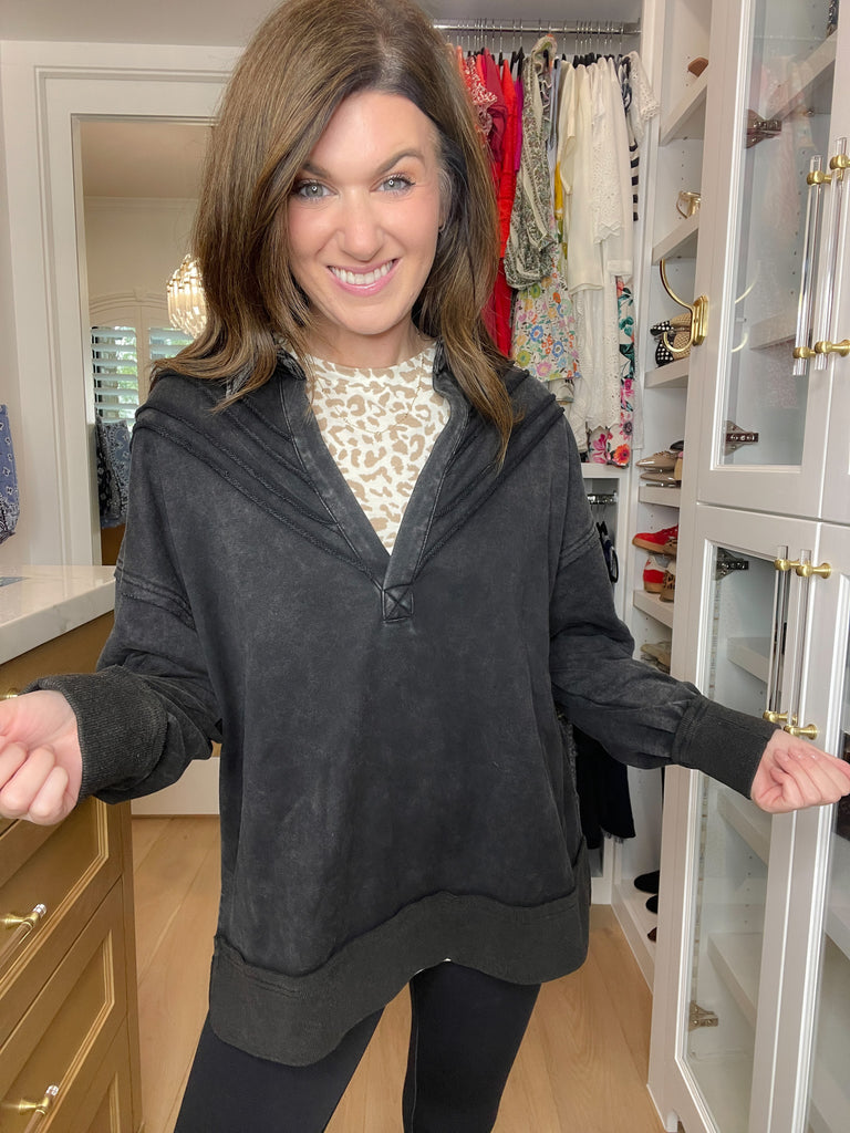 Chill Factor Mineral Washed Pullover