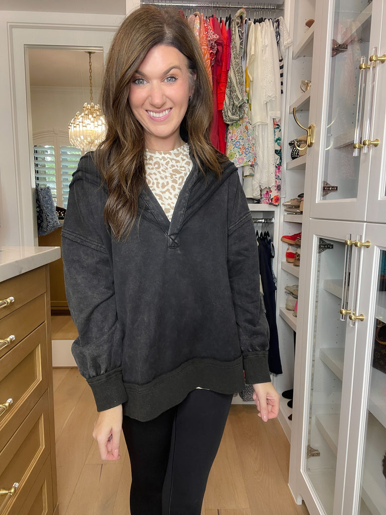 Chill Factor Mineral Washed Pullover