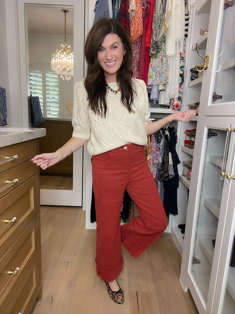 Sweet Stitches Sweater in Natural