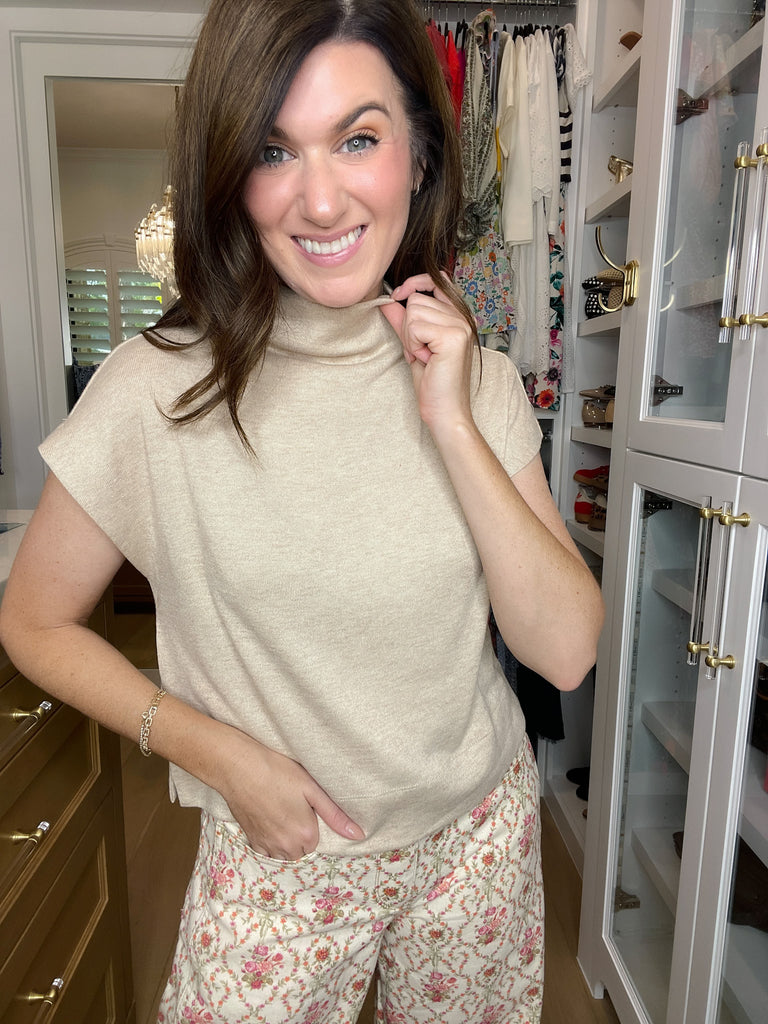 Polished Ease Top in Oatmeal