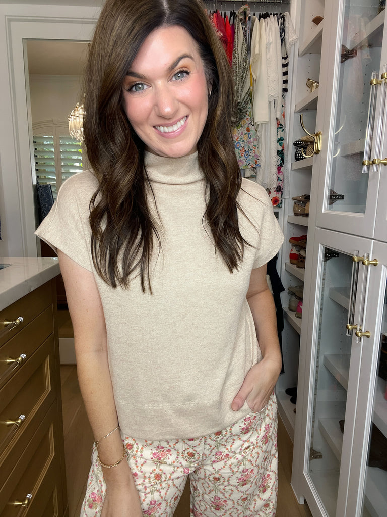 Polished Ease Top in Oatmeal