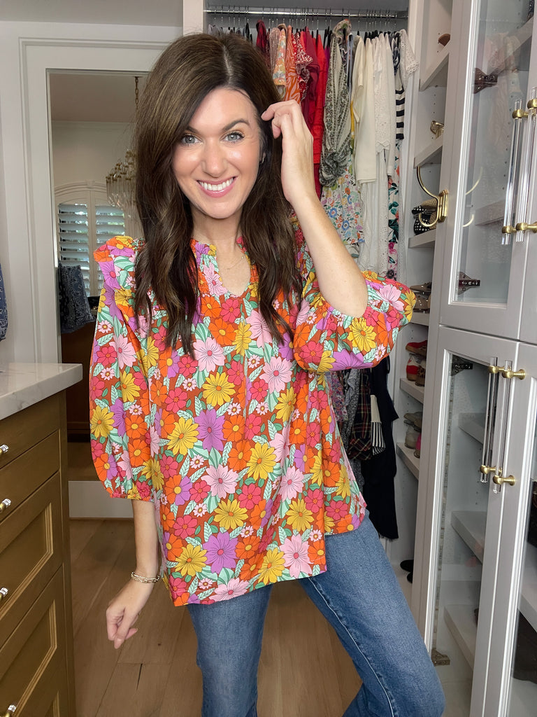 Mums the Word Floral Top